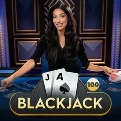 Blackjack 100 live dealer card game