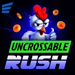 Uncrossable Rush fast-paced crash game by Evoplay